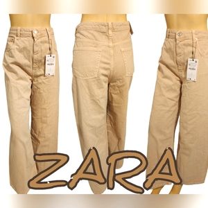 Zara Marine HighWaisted Straight Jeans Size 12